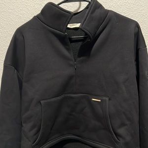 Corio cropped quarter zip pull over